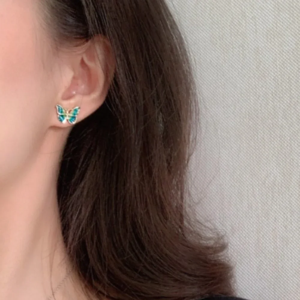 🍏50% OFF/3+...Butterfly Stud Earrings - Picture 2 of 3